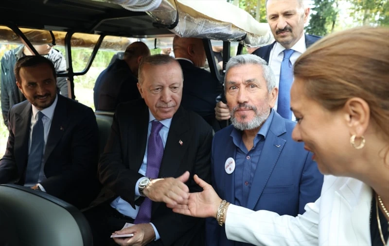 Cumhurbaşkanı Erdoğan, AileFest alanını ziyaret etti