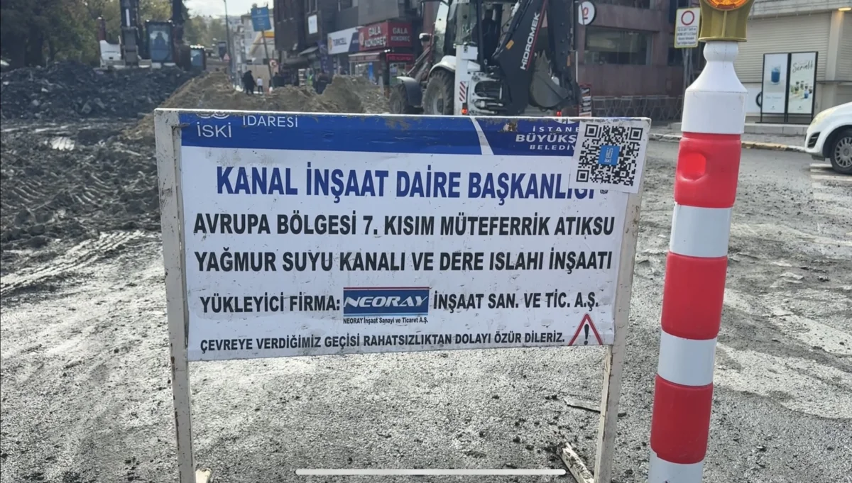 Yol çalışmaları Eyüpsultan'da trafiği kilitledi
